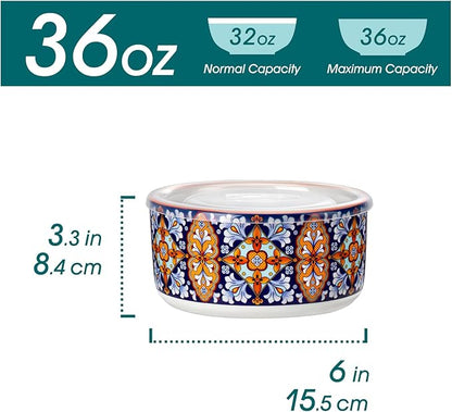 vancasso 36 oz Ceramic Bowls - Image 2