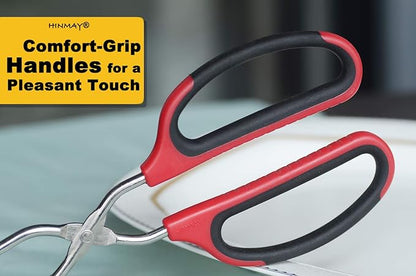 HINMAY Stainless Steel Scissor Tongs - Image 5