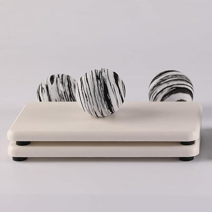 NiuYichee 2 Pcs Water Absorbing Stone Trays, Kitchen/Bathroom Sink Soap Dish - Image 2