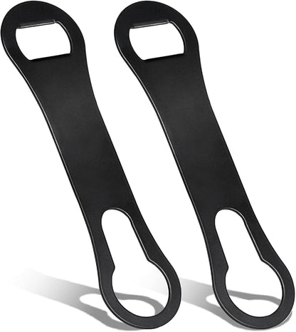2 Pieces Bottle Opener and Pour Spout Remover Flat Bar Key by Sliverdew