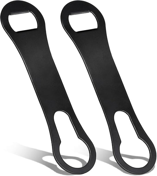 2 Pieces Bottle Opener and Pour Spout Remover Flat Bar Key by Sliverdew