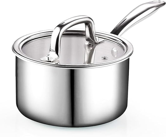 Cook N Home Stainless Steel Sauce Pan by CookNHome