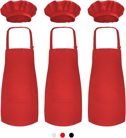 Novelty Place Kid's Apron with Chef Hat Set by NoveltyPlace