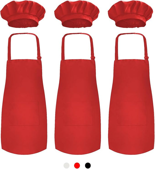 Novelty Place Kid's Apron with Chef Hat Set by NoveltyPlace