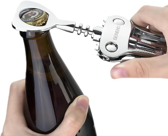 Beneno Wine Opener with Stainless Steel Wine Foil Cutter - Image 6