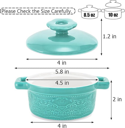 Hacaroa Set of 6 Mini Cocotte - Image 2
