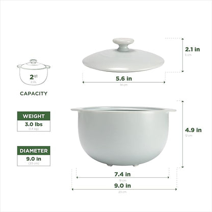 MINH LONG 2-Qt Porcelain Dutch Oven - Image 7