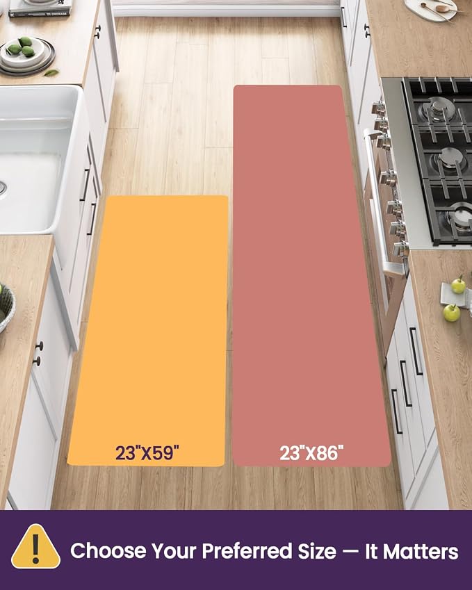 DEXI Kitchen Floor Mats Cushioned Anti Fatigue, 23x86 Large Long Standing - Image 2