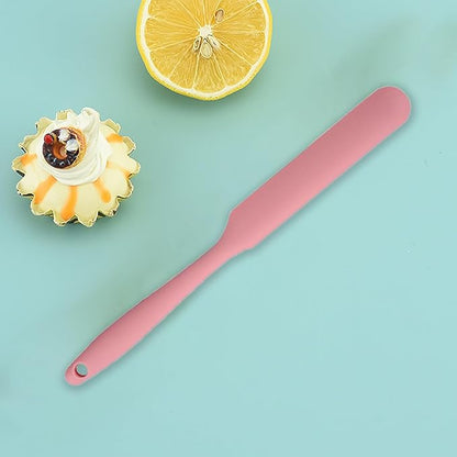 3Pcs Silicone Jar Spatula Long Handle Kitchen Spatulas - Image 4