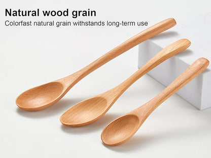 6 Piece Small Wooden Spoons Set - Image 7
