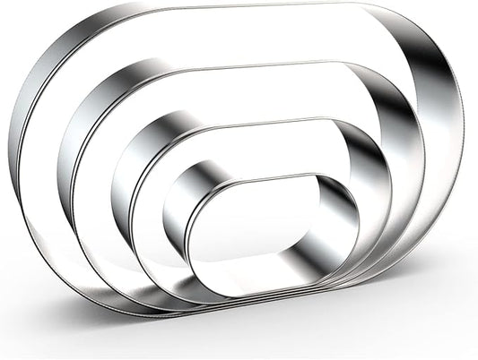 Pill Capsule Long Oval Cookie Cutters by QAAQS