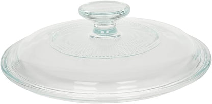 CorningWare FS5 1.5qt/1.4L Round French White Casserole Dish & G-5C 1.5qt - Image 5