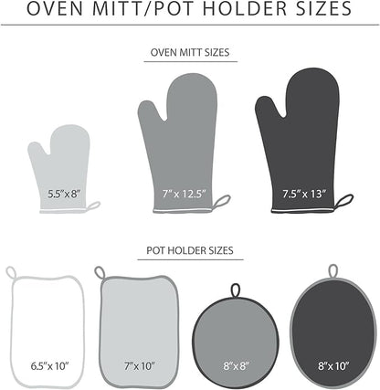 KITCHENAID Ribbed Soft Silicone Oven Mitt 2-Pack Set, Dried Rose - Image 5