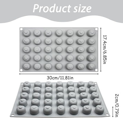 Silicone Cherry Molds, 35-Cavity 3D Cherry Chocolate Baking Tray - Image 2