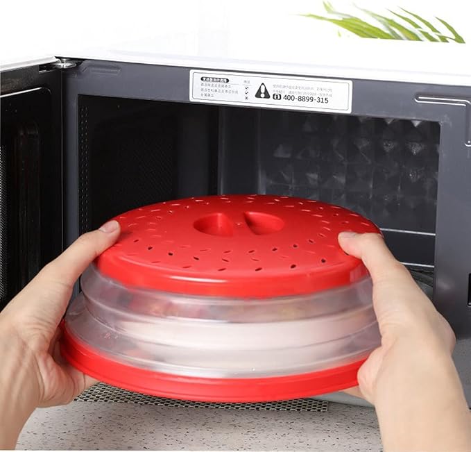 Small Collapsible Microwave Splatter Cover, Microwave Plate Cover - Image 5