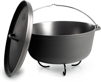 GSI Outdoors Guidecast 7qt Dutch Oven | Cast Iron Dutch Oven by GSIOutdoors