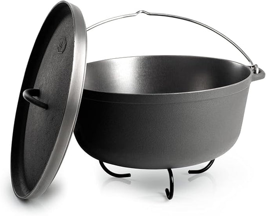 GSI Outdoors Guidecast 7qt Dutch Oven | Cast Iron Dutch Oven by GSIOutdoors