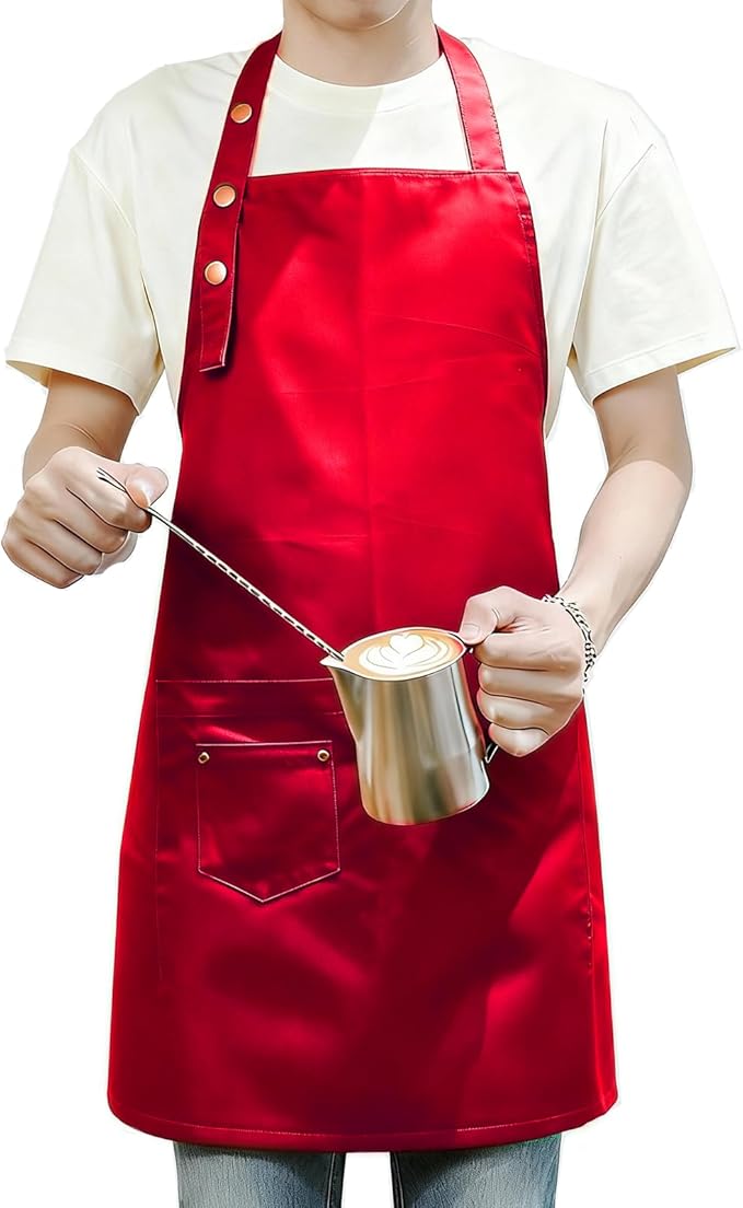 Art Aprons for Painting Pottery Ceramics, Mens Women Kitchen Cooking Aprons by MORNITE