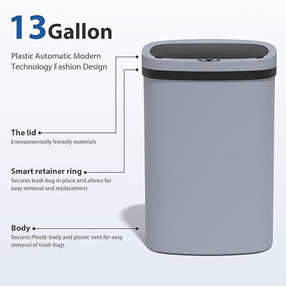 13 Gallon/50 L Kitchen Trash Can - Image 5