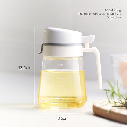 Auto Flip Olive Oil Dispenser Bottle, Glass Olive Oil Bottle, Glass Bottle - Image 4