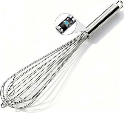 18/10 Stainless Steel Large Whisk, 15.5 inch Heavy Duty Long Whisk Suitable - Image 7