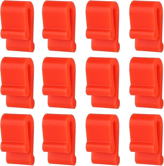 12pcs Dutch Oven Lid Protector Clips, Silicone Cookware Pan Protector Clips Pot by Unknown