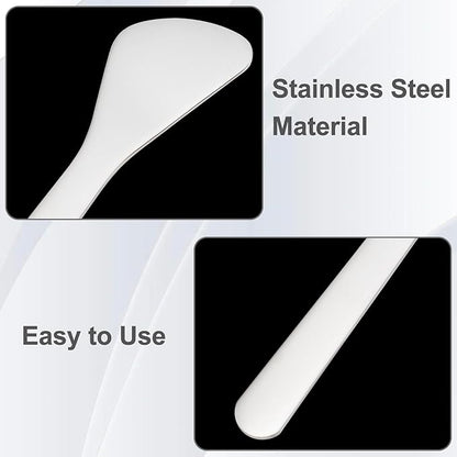 Pndeyo 3pcs Mini Stainless Steel Makeup Spatula, Reusable Cosmetic Cream - Image 3