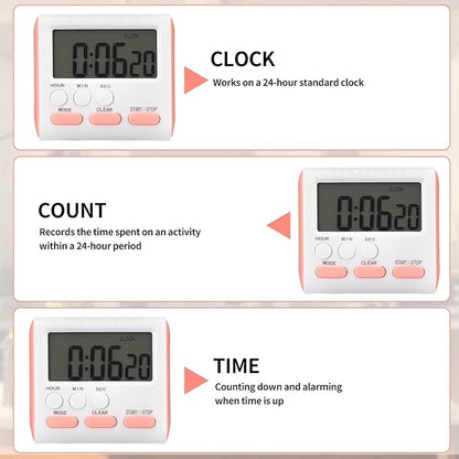 Mudder 3 Pack Digital Kitchen Timer - Image 3