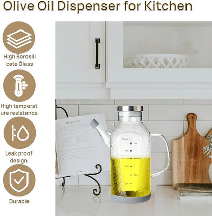 High Borosilicate Glass Oil Bottle-Olive Oil Dispenser - Image 5