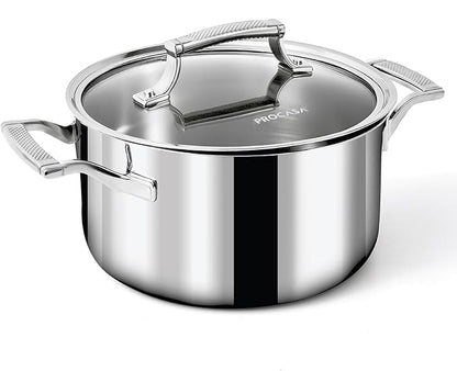 4 Quart Stainless Steel Pot by PROCASACOOKWARE