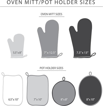 KITCHENAID Beacon Two-Tone Pot Holder 2-Pack Set, Contour Silver/Matte Black - Image 5