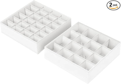 Joyoldelf Sock Drawer Organizer Divider 2 Packs Underwear Organizer, 24 Cell + by APPRECIATELIFERELAXYOURSOUL