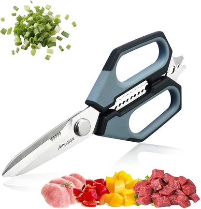Sharp Nordic-Style Kitchen Shears Soft Comfort Handle, All Purpose Scissors - Image 7