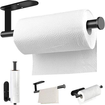MGahyi Paper Towel Holder Wall Mount, Self Adhesive Or Drilling Under Cabinet by MGahyi