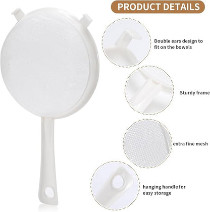 Kefir Strainer Set, 3-Size Plastic Non-Metal Sieve - Image 3