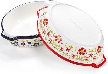 Peohud 3 Pack Ceramic Baking Dishes, 50 Oz Large Casserole Dish - Image 4