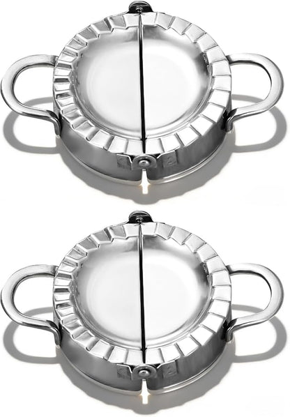Stainless Steel Dumpling Ravioli Maker Press, 2 Pack Pierogi Mold - Image 2