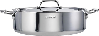 Tramontina Utsava Tri-Ply Clad Stainless Steel 6.5-Quart Casserole - Image 6