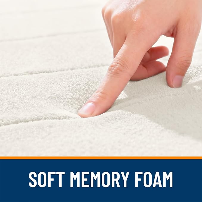 OLANLY Memory Foam Bath Mat 44x24, Super Soft Absorbent Bathroom Rugs, Quick Dry - Image 5