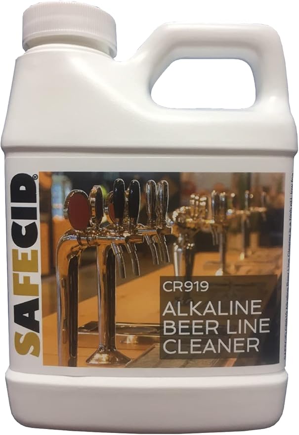 Alkaline Beer Line Cleaner 16 Fl Oz - Powerful & Safe - Biodegradable Draft System Cleanser