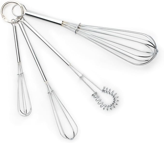 Fox Run Mini Whisks, Chrome Plated by foxrunbrands