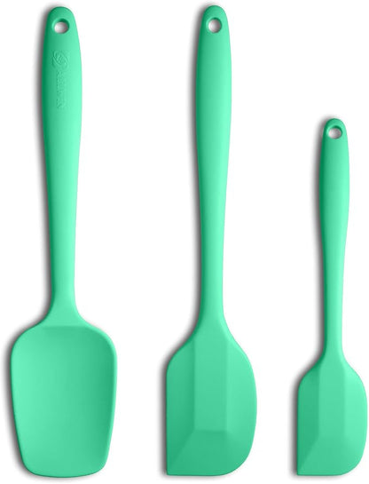 Silicone Spatula 3‑Piece Set Heat Resistant 600°F Non‑Stick Rubber Spatulas by ALLWIN-HOUSEWARE