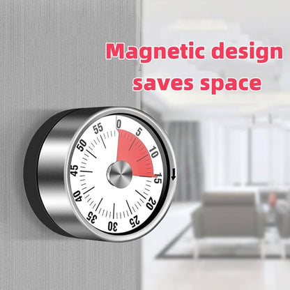 Mechanical Kitchen Timer, 60-Minute Wind Up Countdown Timer - Image 3