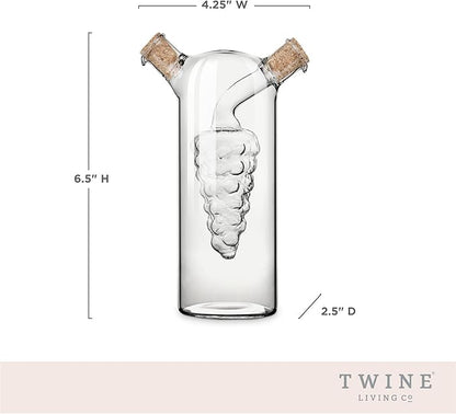 Twine 2-In-1 Oil and Vinegar Cruet Bottle - Image 3