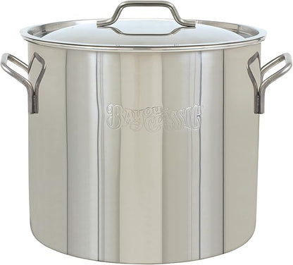 Bayou Classic 1430 30-qt Stainless Stockpot Features Heavy Duty Welded Handles by BayouClassic%C2%AE