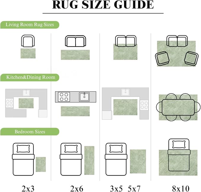 LIANLAM Washable Rug 6x9 Area Rugs - Image 8