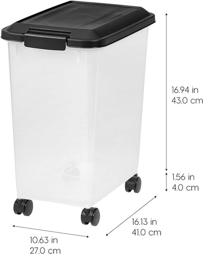 IRIS USA Dog Food Storage Container, 2 Pack, Airtight Seal - Image 2