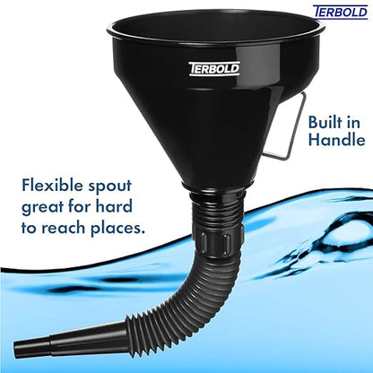 Automotive Flex Funnel with Hose | Wide Mouth Flexible Oil Funnel - Image 5