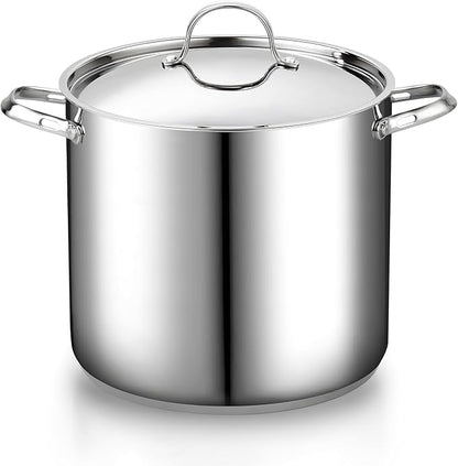 Cooks Standard 18/10 Stainless Steel Stockpot 16-Quart, Classic Deep Cooking by CooksStandard