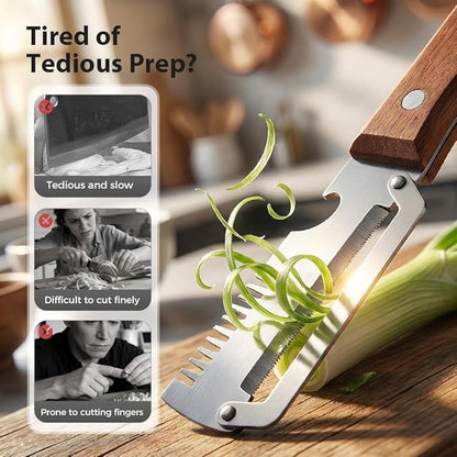 Premium Vegetable Peeler with Wooden Handle and Bottle Opener, 2-In-1 Stainless - Image 3